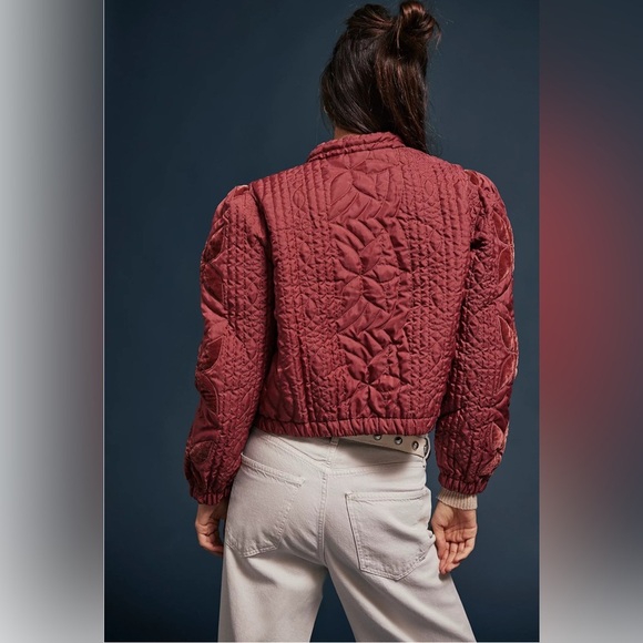 Free People Quilted Floral Jacket – Red – Size Medium
Brand new - Picture 3 of 16